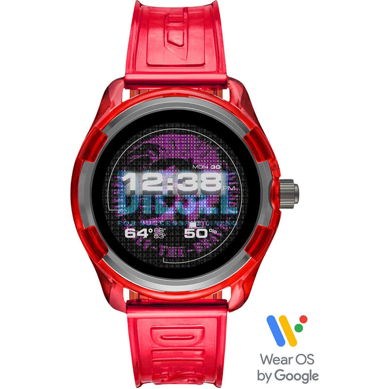Diesel Red Fadelite Unisex Smartwatch  DZT2019 - The Watches Men & CO