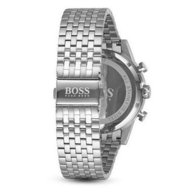 Hugo Boss Mens Blue Navigator Chronograph Watch HB1513498 - The Watches Men & CO #3