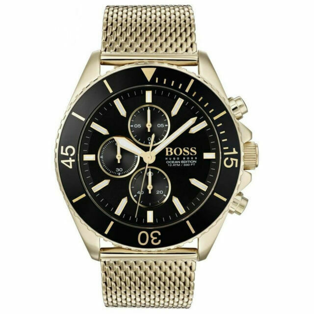 Hugo Boss Yellow Stainless Steel Men's Watch #1513703 - The Watches Men & CO