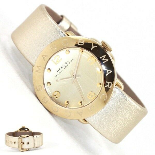 Marc by Marc Jacobs Amy women's leather watch MBM8627 - The Watches Men & CO #4