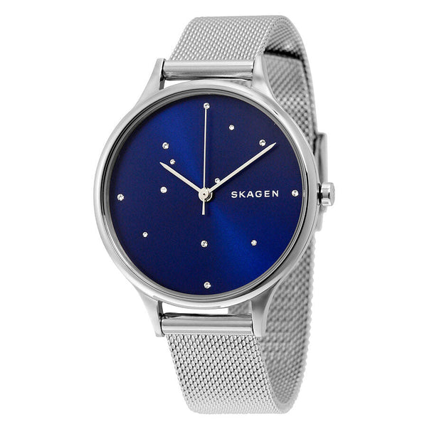 Skagen Anita Blue Crystal Constellation Dial Ladies Watch SKW2391 - The Watches Men & CO