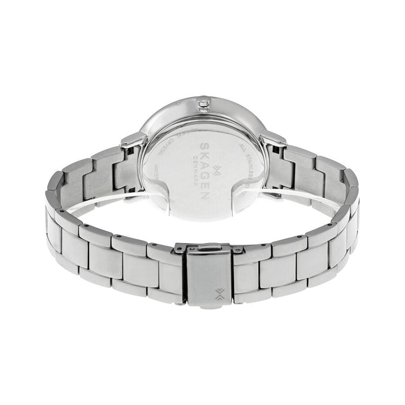 Skagen Ditte White Dial Stainless Steel Ladies Watch SKW2329 - The Watches Men & CO #3