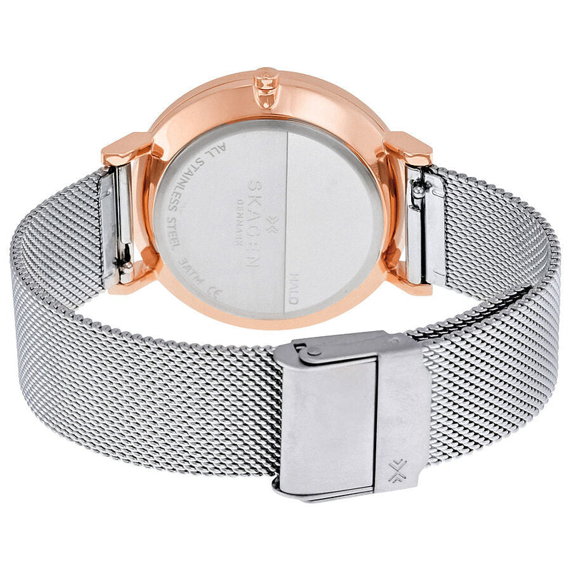 Skagen Hald Silver Two Tone Stainless Steel Ladies Watch SKW2506 - The Watches Men & CO #3