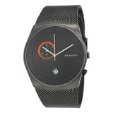 Skagen Havene Grey Dial Stainless Steel Mesh Men's Watch SKW6186 - The Watches Men & CO