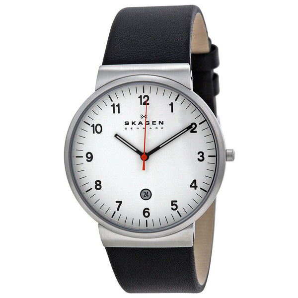 Skagen Klassic White Dial Black Dial Men's Watch SKW6024 - The Watches Men & CO