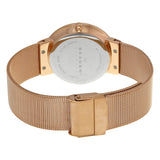 Skagen Klassik Brown Dial Rose Gold-plated Mesh Ladies Watch SKW2068 - The Watches Men & CO #3