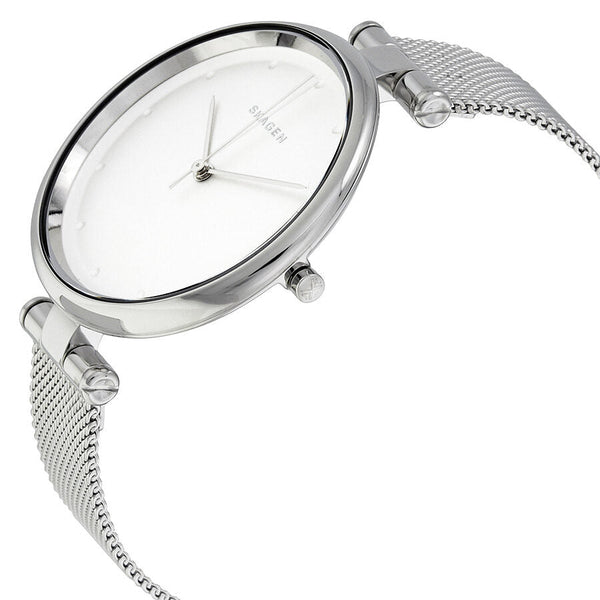 Skagen Tanja Silver Dial Stainless Steel MeshLadies Watch SKW2485 - The Watches Men & CO #2