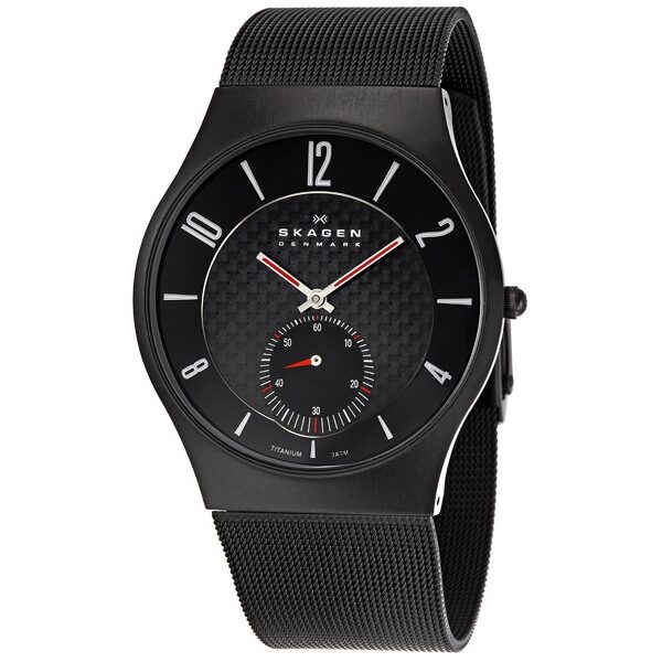 Skagen Titanium Black Men's Watch 805XLTBB - The Watches Men & CO