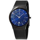 Skagen Titanium Quartz Blue Dial Men's Watch 233XLTMN - The Watches Men & CO