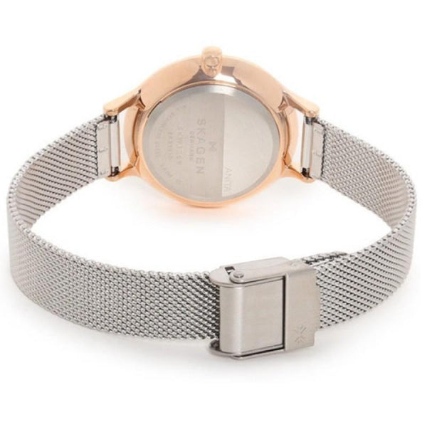 Skagen Anita Crystal Paved Rose Gold Ladies Watch SKW1069 - The Watches Men & CO #2