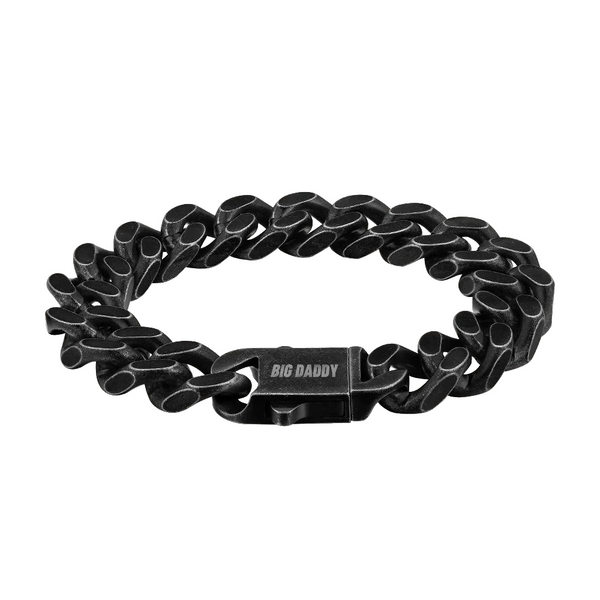 Big Daddy 14mm Black Curb Chain Bracelet