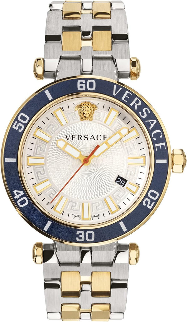 Versace Greca Sport Two-Tone Unisex Watch  VEZ300521 - The Watches Men & CO