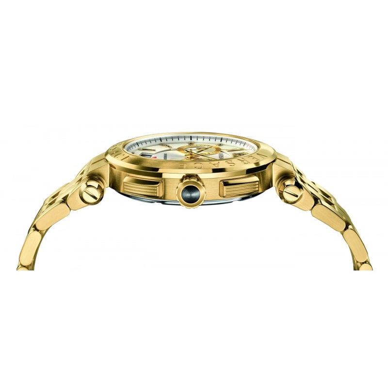 Versace V-Racer Aion Gold Chronograph Men's Watch VBR060017 - The Watches Men & CO #3