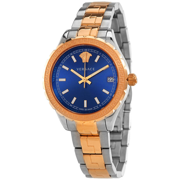 Versace Hellenyium Quartz Blue Dial Ladies Watch V12060017 - The Watches Men & CO