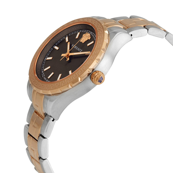 Versace Hellenyium Quartz Brown Dial Ladies Watch V12040015 - The Watches Men & CO #2