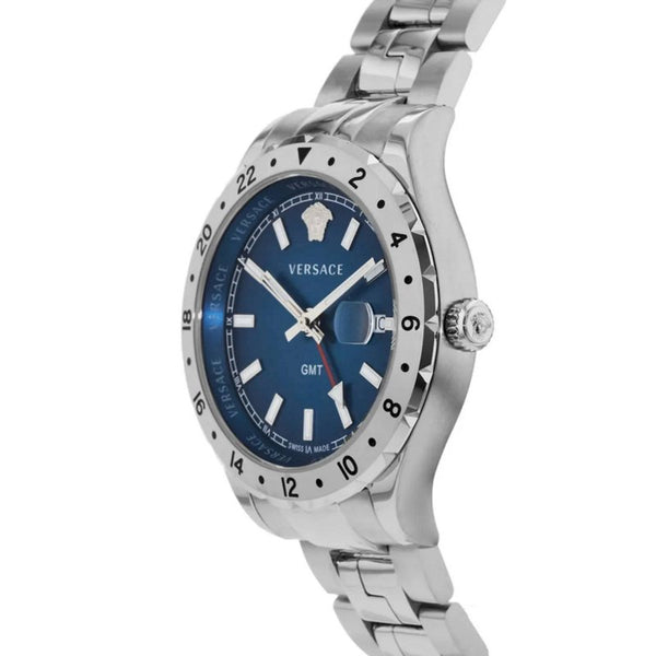 Versace Hellenyium Silver Steel Men's Watch V11010015 - The Watches Men & CO #2