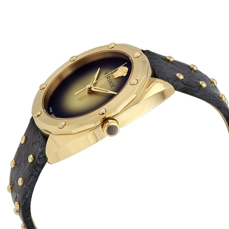 Versace Shadov Quartz Champagne Dial Ladies Watch VEBM00318 - The Watches Men & CO #2