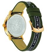 Versace V-Circle Quartz Green Dial Men's Watch VEBQ01519