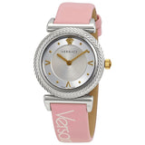 Versace V-Motif Quartz Silver Dial Ladies Watch VERE00118 - The Watches Men & CO