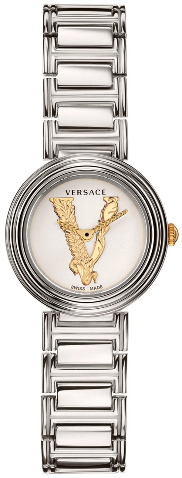 Versace Virtus Mini Silver Women's Watch  VET300621 - The Watches Men & CO