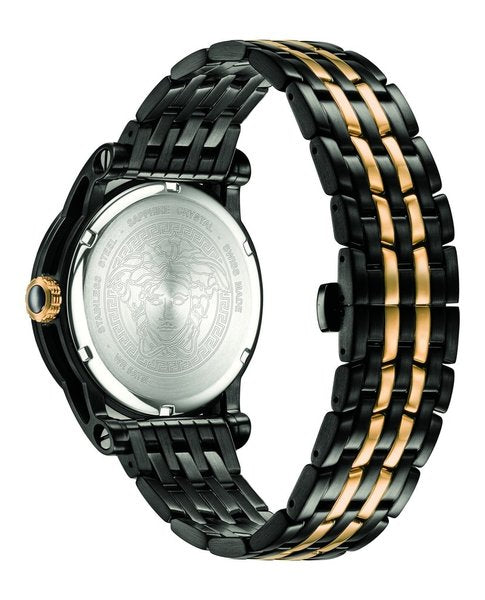 Versace Ion Plated Black Men's Watch VERD01119 - The Watches Men & CO #2