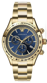 Versace Chronograph Blue Dial Classic Men's Watch  VEV700619 - The Watches Men & CO