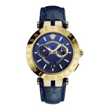 Versace V-Race Quartz Blue Dial Men's Watch VEBV00219 - The Watches Men & CO