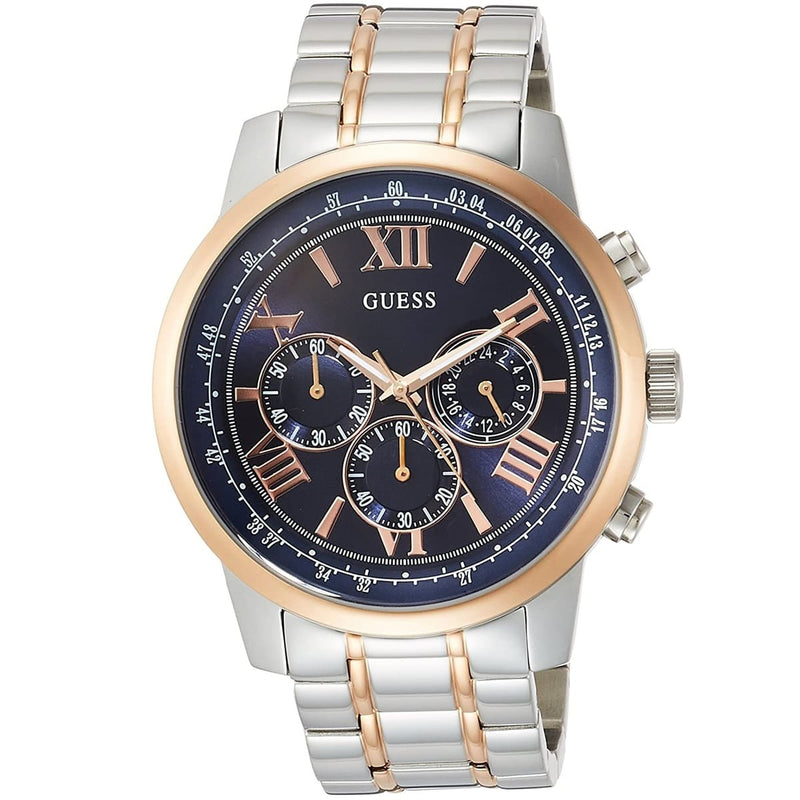 Guess Horizon Chronograph Silver Men's Watch  W0379G7 - The Watches Men & CO