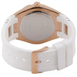 Guess Luna Women's White Rubber Strap Round Analog Women's Watch W0653L4 - The Watches Men & CO #2