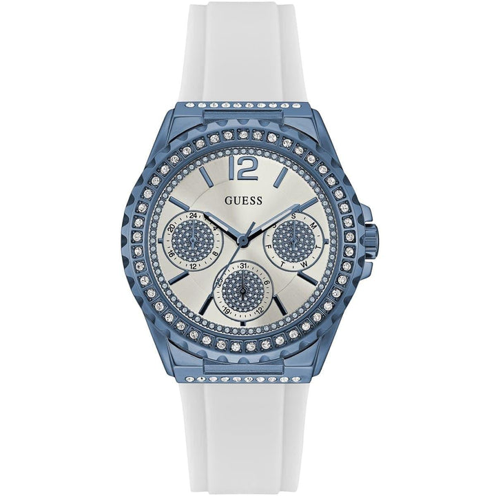 Guess Starlight White Silicone Band Women's Watch W0846L7