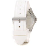 Guess Starlight White Rubber Strap Crystal Dial Women's Watch W0846L8 - The Watches Men & CO #3