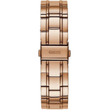 Guess Bedazzle Rose Gold Silver Dial  Women's Watch W1097L3