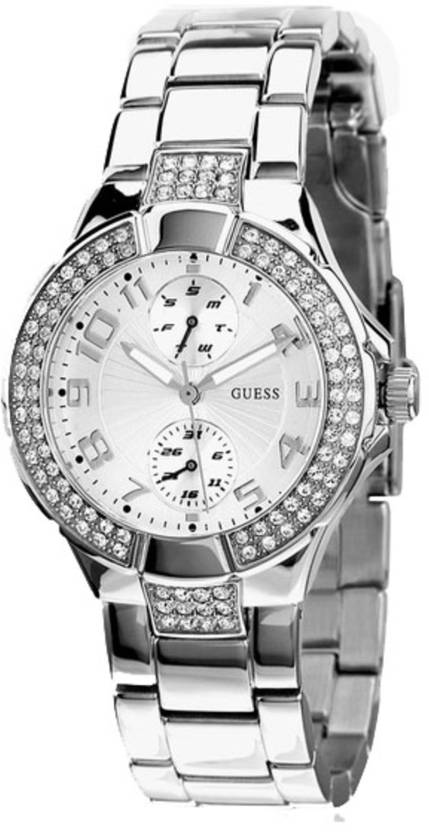Guess Women's Mini Prism Analog Stainless Steel Women's Watch  W12638L1 - The Watches Men & CO