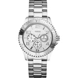 Guess Multi-Function Silver Dial Ladies Watch  W0231L1 - The Watches Men & CO