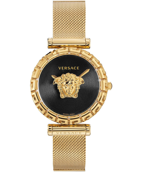 Versace Palazzo Empire Greca Quartz Black Dial Ladies Watch VEDV00519